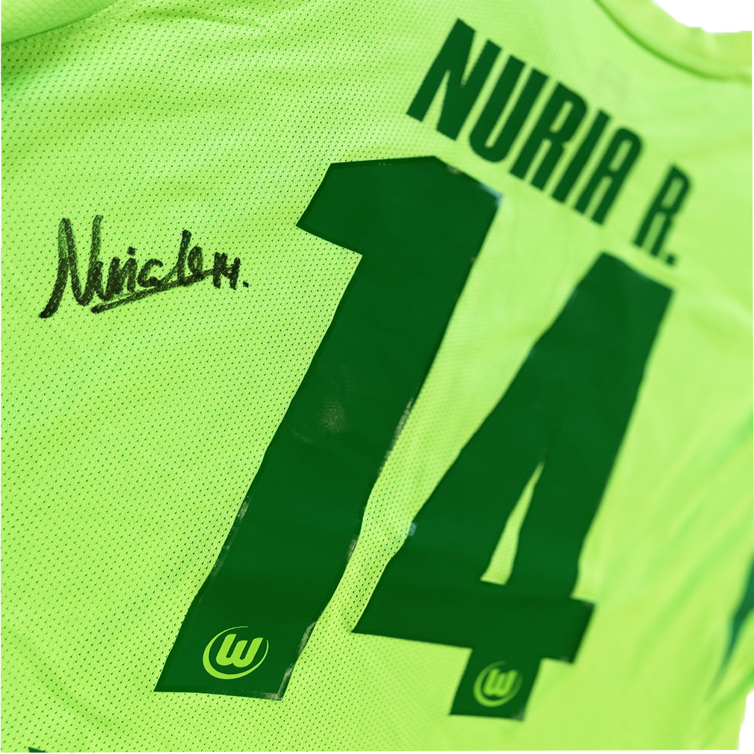 #14 Nuria R., sign. Golf Heimtrikot 2024/25, Heimspiel Werder Bremen